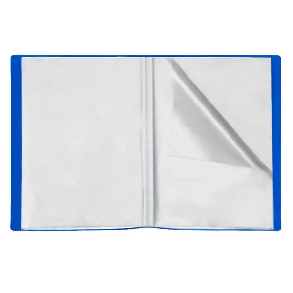 Portalistini Eco - PP - 22 x 30 cm - 30 buste lisce -  blu - Starline