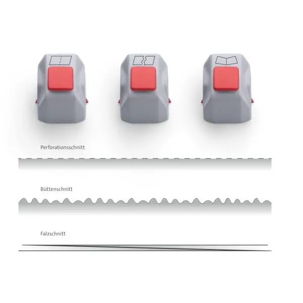 Lame assortite - per taglierina Hobby 507 new - 45 x 21 cm - Dahle - conf. 3 pezzi