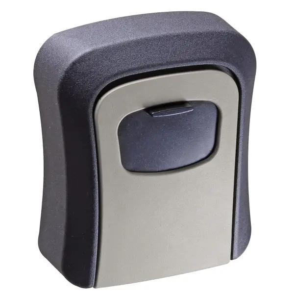 Cassetta di sicurezza per chiavi - combinazione meccanica - 9,5 x 11,5 x 4 cm - metallo - nero/grigio - Valex