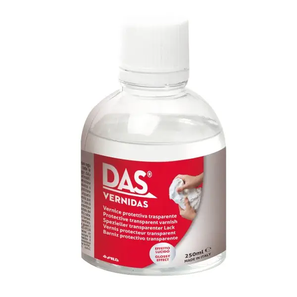 Vernice protettiva Vernidas – trasparente lucido - 250ml - Das