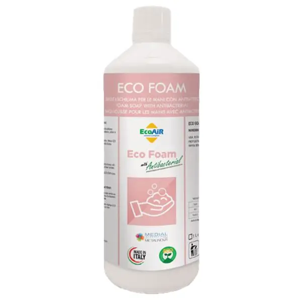 Sapone igienizzante mousse EcoFoam - 1 L - Medial