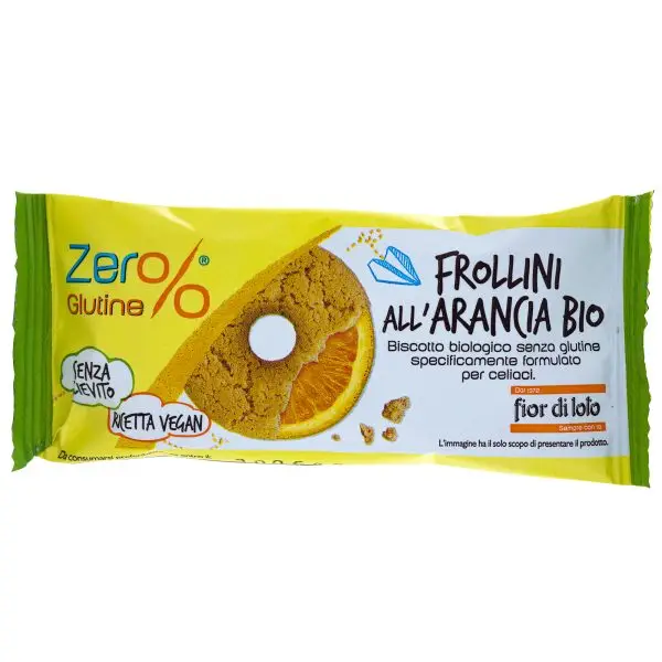 Frollini - arancia - monoporzione da 30 gr - Zer%glutine
