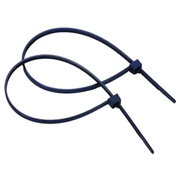 Fascette detectabili - 20 x 0,36 cm - nylon - blu - conf. 100 pezzi