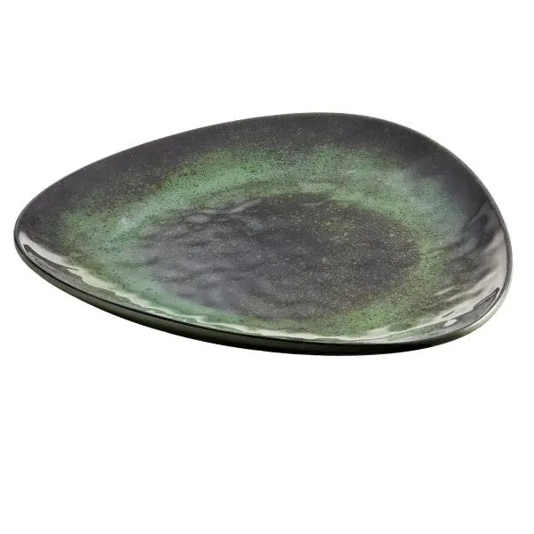 Piatto triangolare Linea Amazzonia - 26,5 x 2,5 cm - melamina - Leone