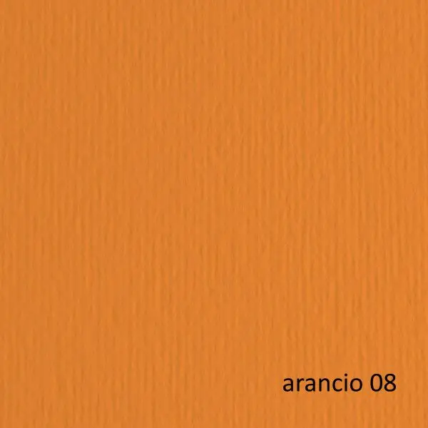 Cartoncino Elle Erre - 50 x 70 cm - 220 gr - arancio 108 - Fabriano - blister 20 fogli