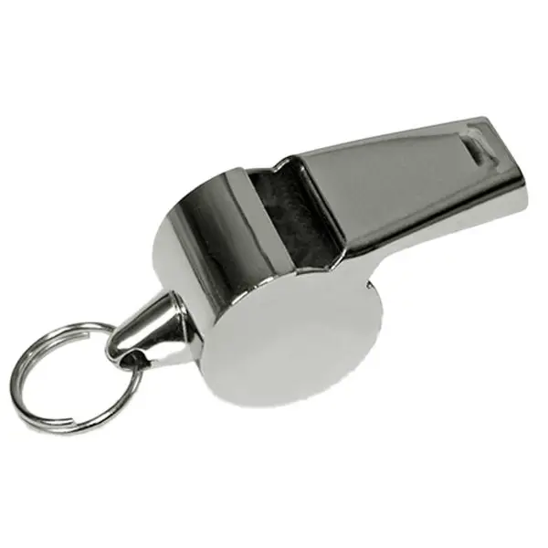 Fischietto - metallo - cromato - CWR