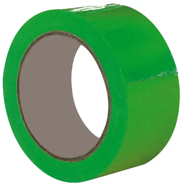 Nastro adesivo 350 - 5 cm x 66 m - PVC - verde - Eurocel
