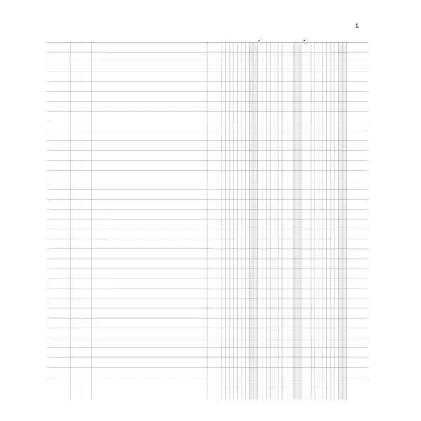 Registro inventari a 3 colonne - 96 pagine - 31 x 24,5 cm - DU135100000 - Data Ufficio