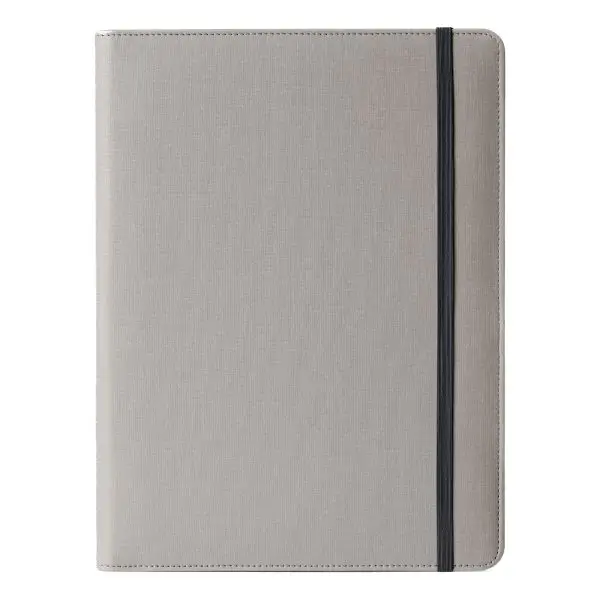 Portablocco Meet - con elastico - 31 x 25 x 1,4 cm - grigio - In Tempo