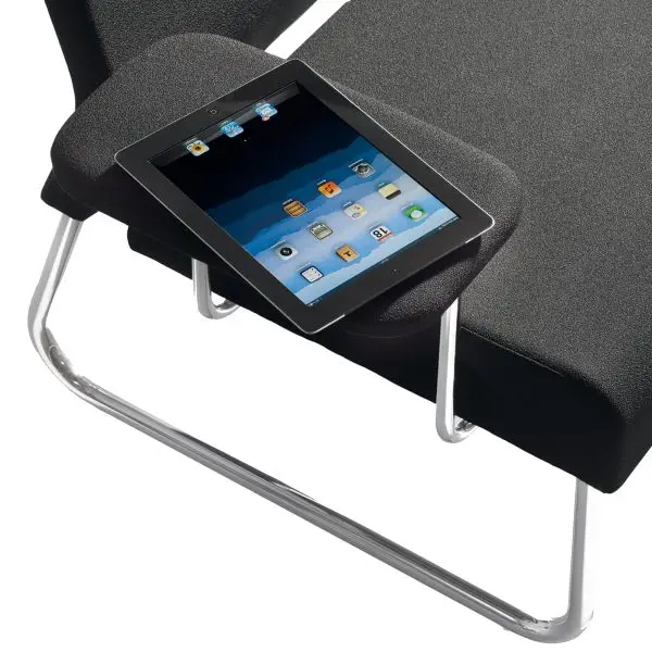 Bracciolo rivestito - divanetto Slastic - nero - Unisit