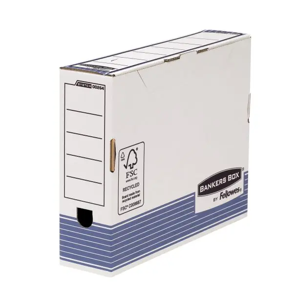 Scatola archivio Bankers Box System - A4 - 26 x 31,5 cm -  dorso 8 cm - Fellowes