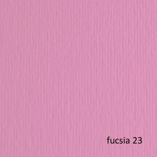 Cartoncino Elle Erre - 50 x 70 cm - 220 gr - fucsia 123 - Fabriano - blister 20 fogli