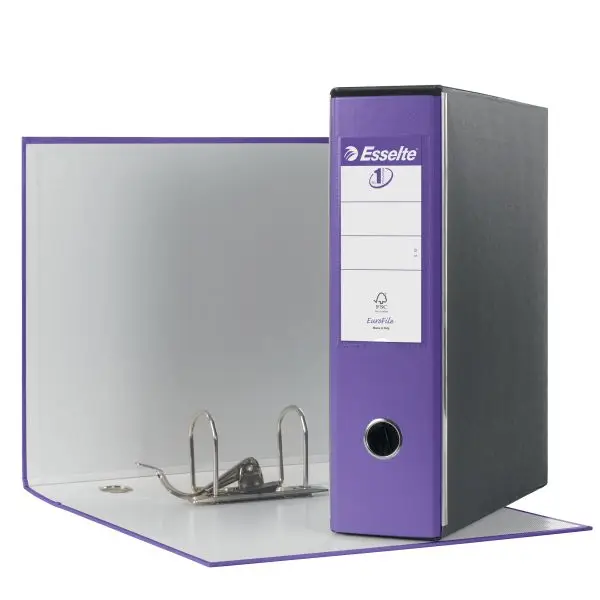 Registratore Eurofile G53 - dorso 8 cm - commerciale 23 x 30 cm - viola - Esselte