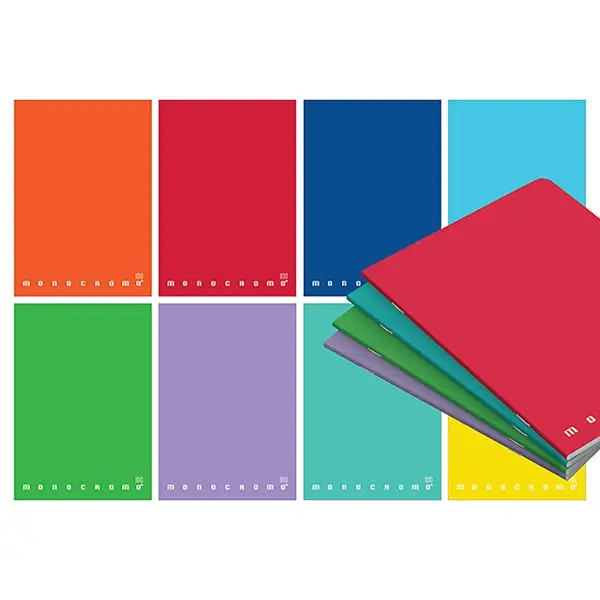 Maxiquaderno Monocromo - A4 - riga di 3a - 38 fogli - 100gr - Pigna