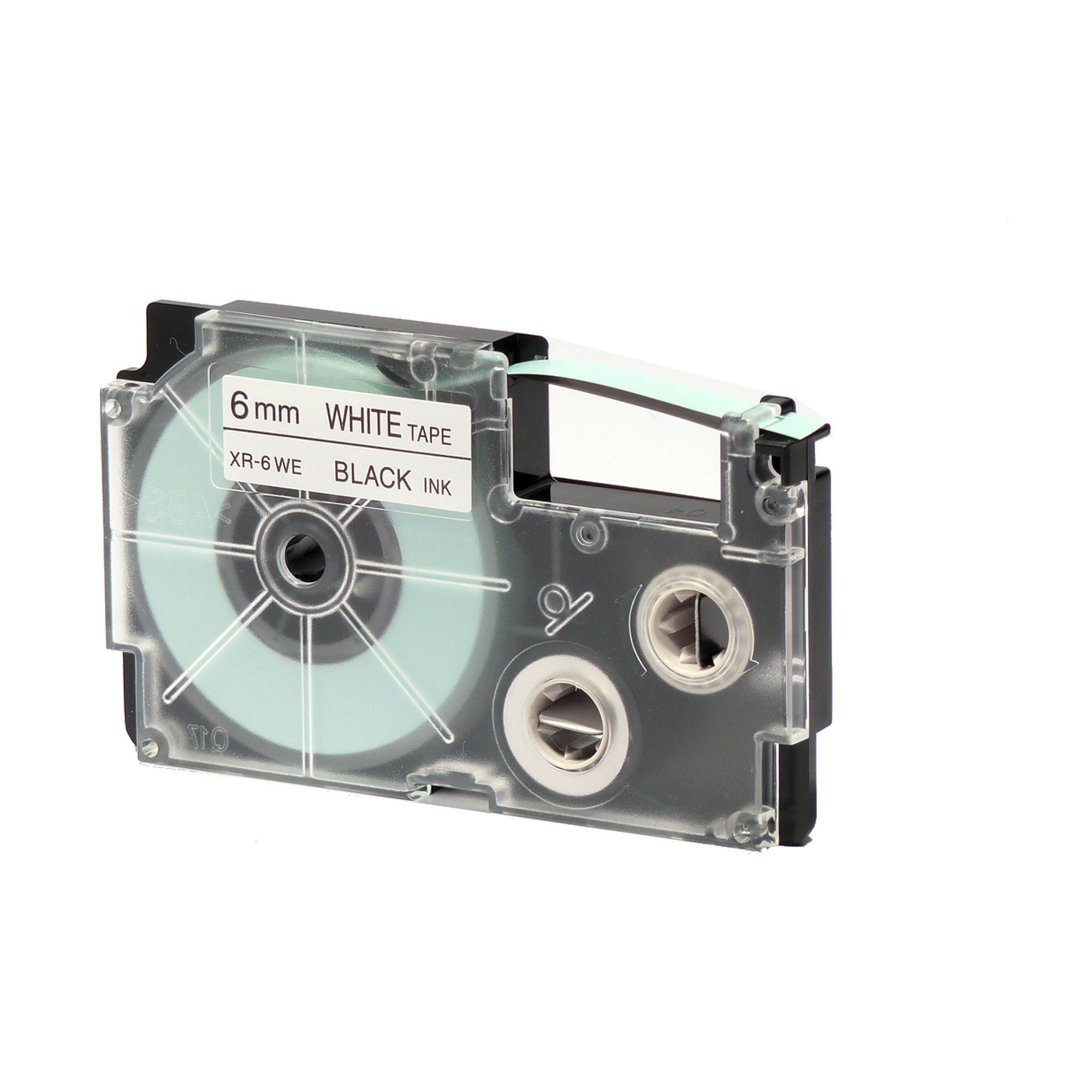 39403 Nastro - 6 mm x 8 mt - nero/bianco - Casio - immagine 1