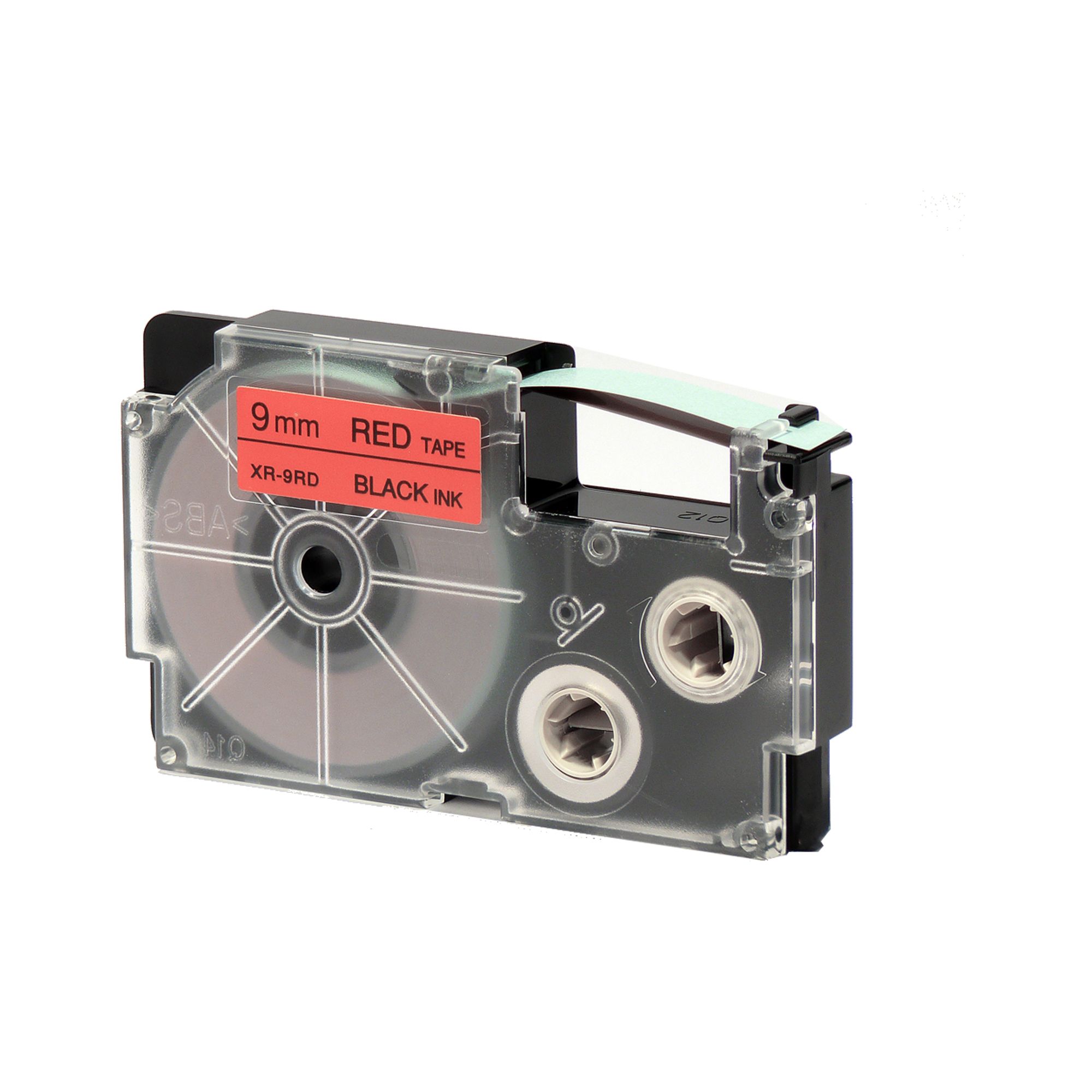 41332 Nastro - 9 mm x 8 mt - nero/rosso - Casio - immagine 1