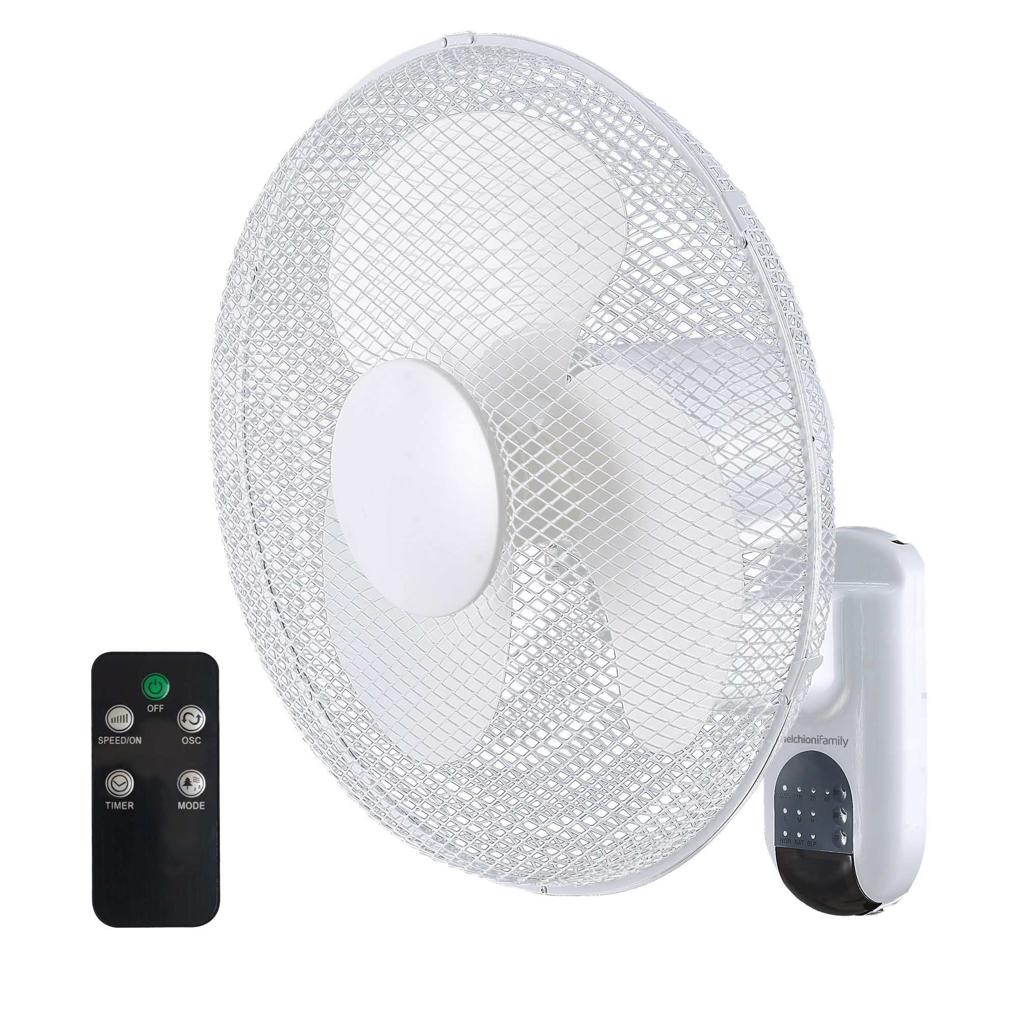 102207 Ventilatore WallFan40 - da parete - 40 W - diametro 40 cm - 41,3 x 45,9 x 27,6 cm - Melchioni family - immagine 1