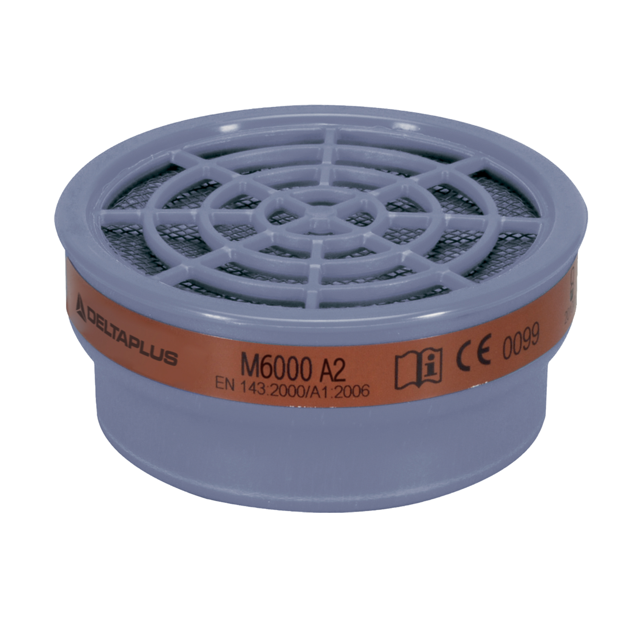 82081 Kit 2 filtri A2 per semimaschera M6400 - Deltaplus - immagine 1