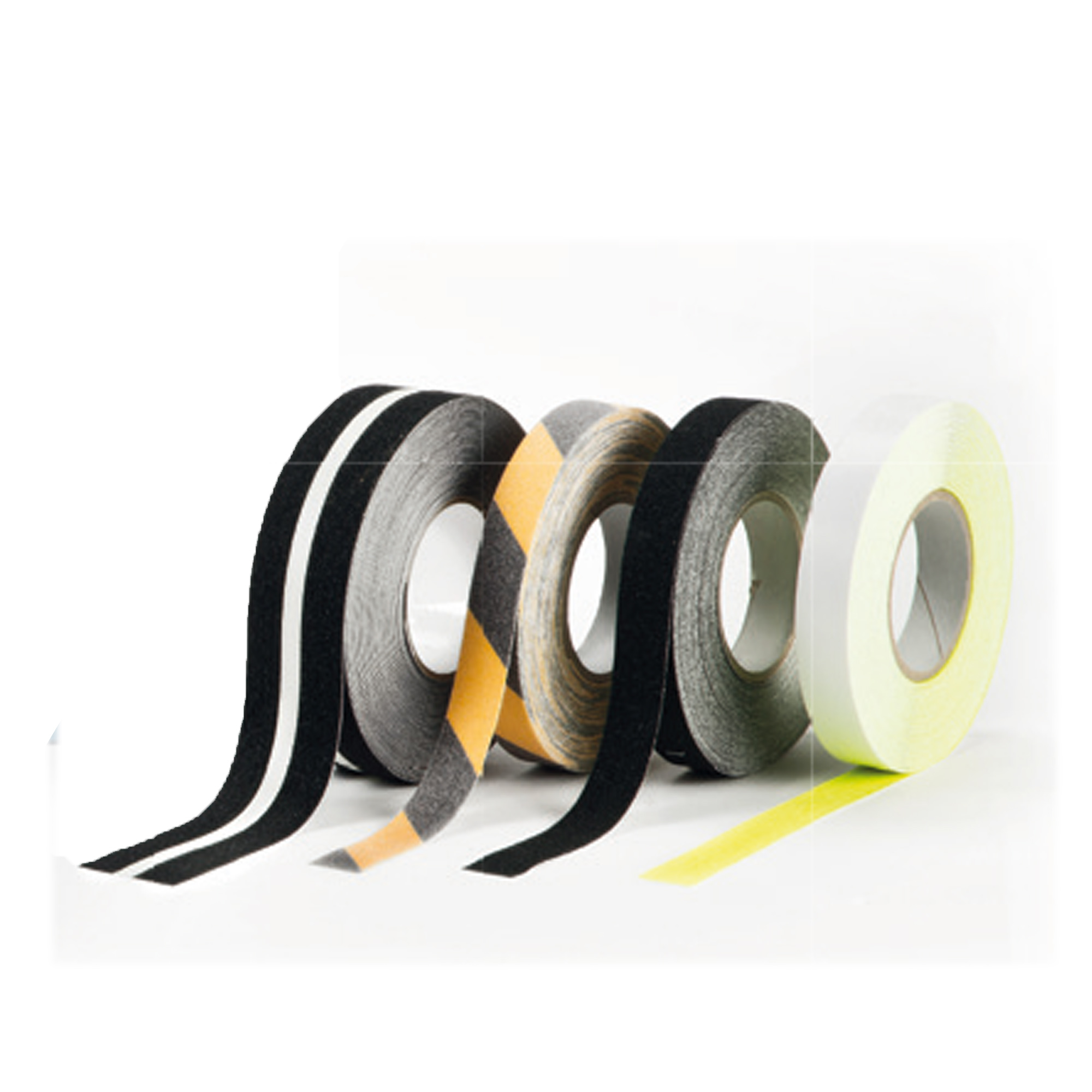 101806 Nastro adesivo antiscivolo fosforescente ANTISLIP - 2,5 cm x 5 m - giallo - Geko - immagine 1