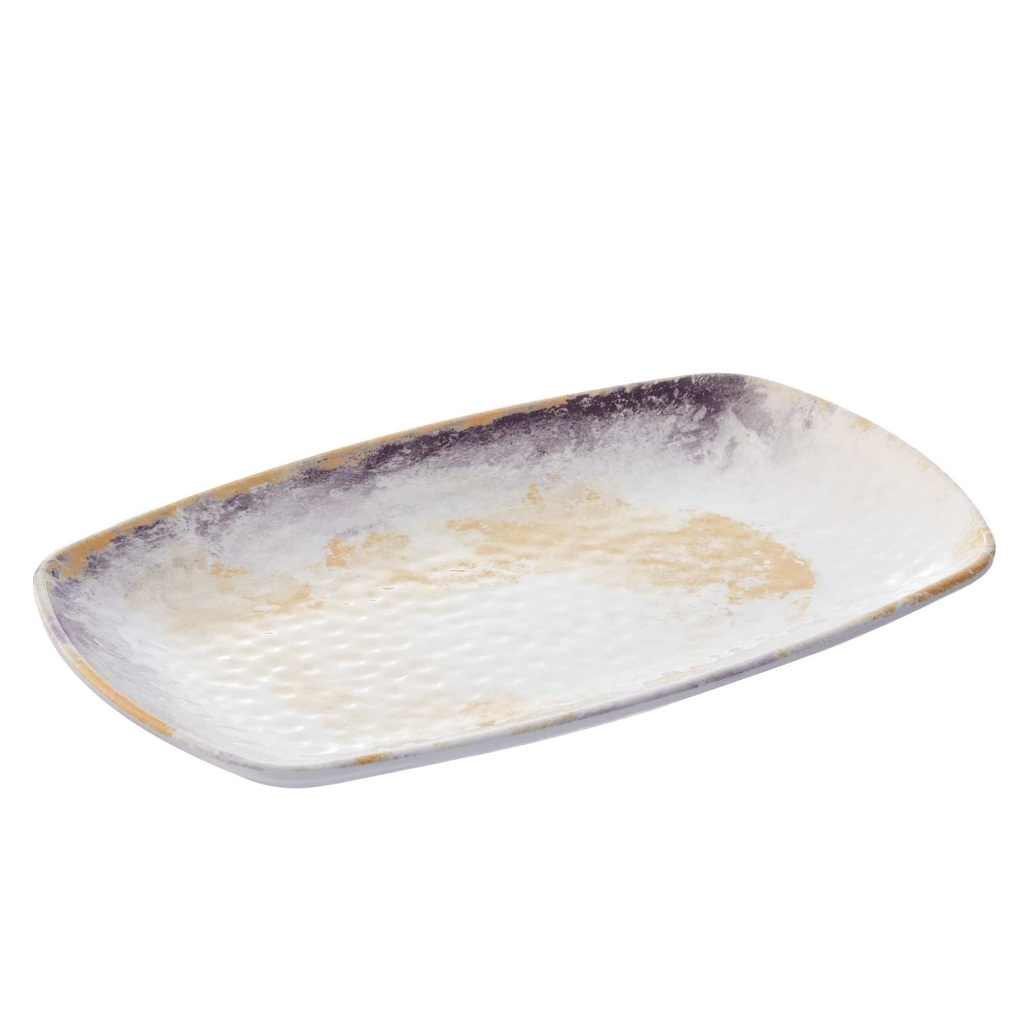 103214 Piatto rettangolare Linea Galassia - 23,5 x 15 x 2,5 cm - melamina - Leone - immagine 1