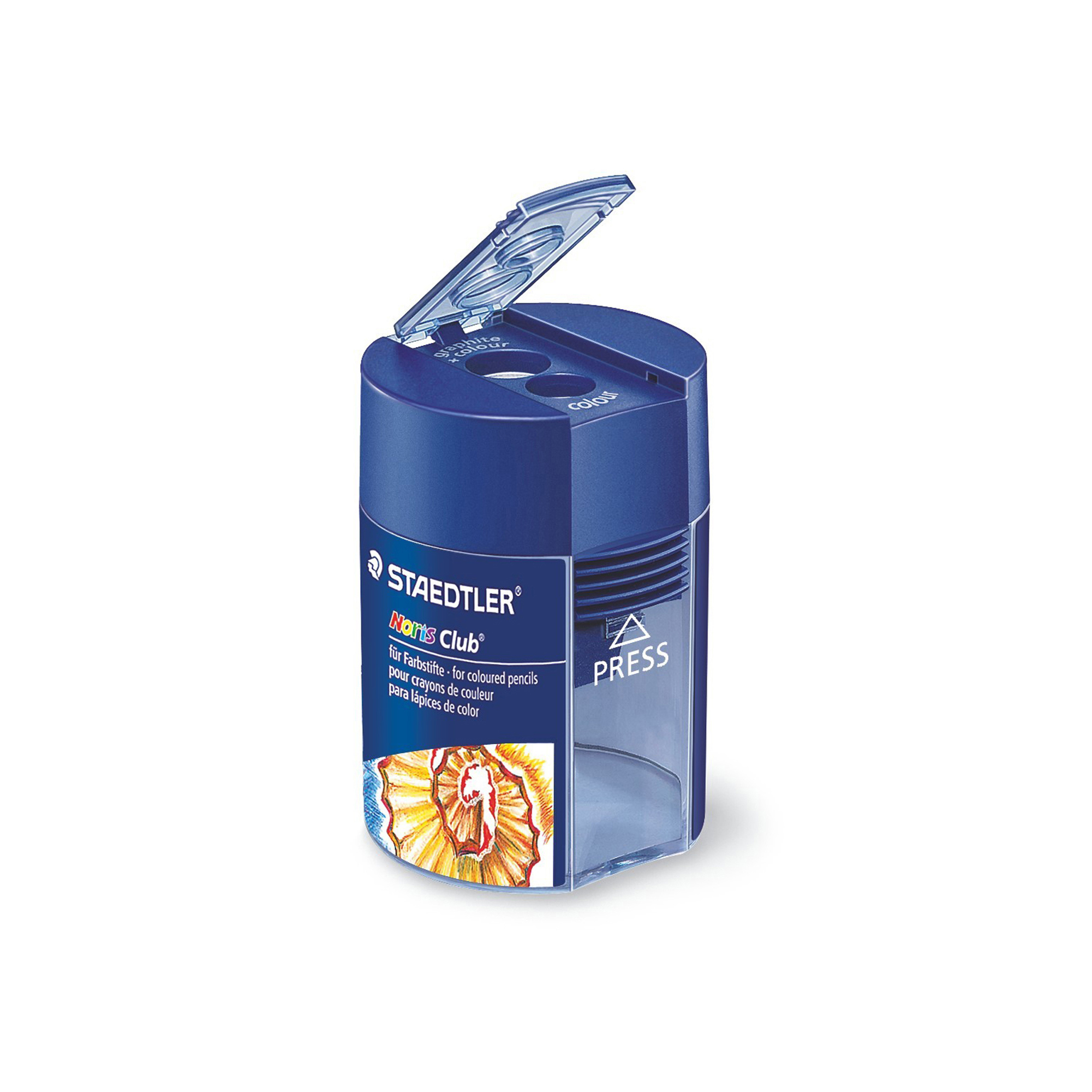 25161 Temperamatite Noris - con contenitore - 2 fori - 8,2 - 10,2 mm - Staedtler - immagine 1