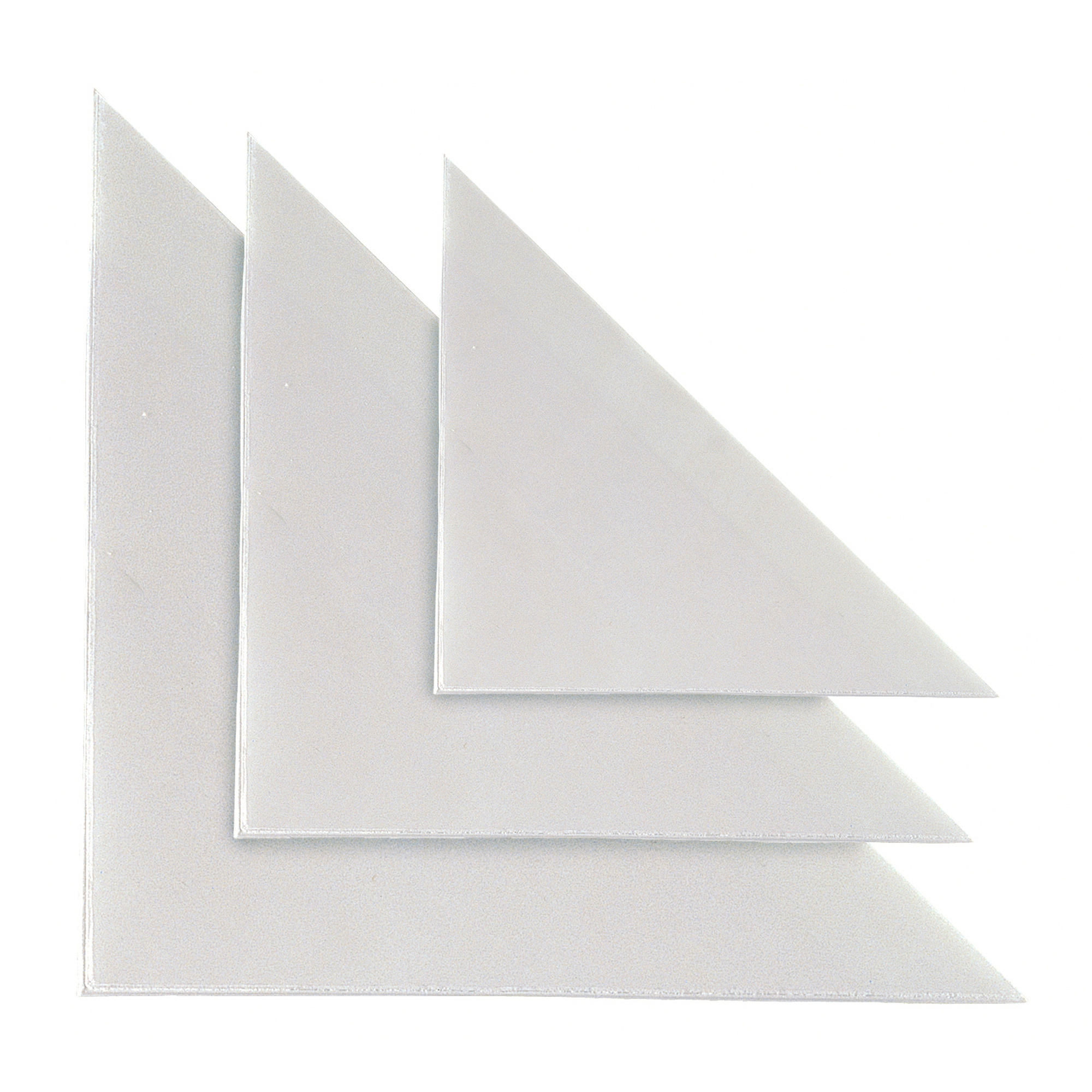 25308 Busta autoadesiva TR 10 - triangolare - PVC - 10 x 10 cm - trasparente - Sei Rota - conf. 10 pezzi - immagine 1