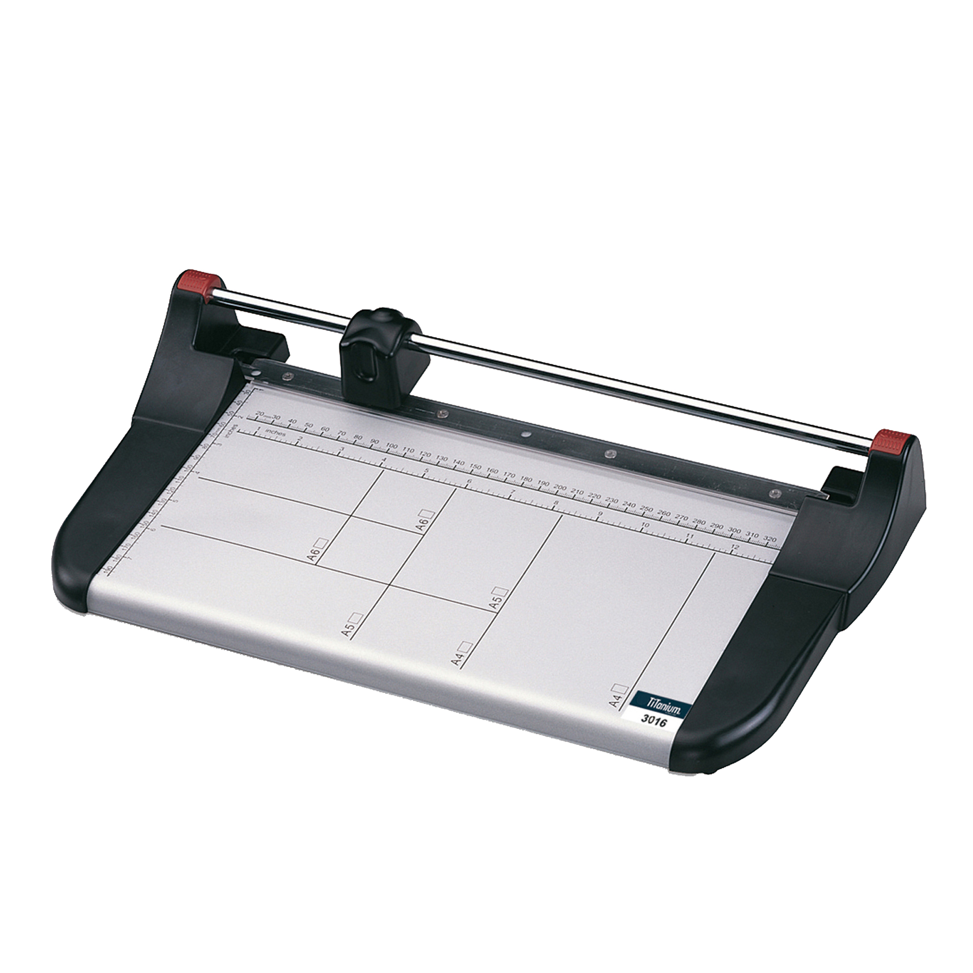 61894 Taglierina a lama rotante 3016 - 24,5 x 43,5 x 6,5 cm - 330 mm (A4) - 10 fogli - grigio/nero - Titanium - immagine 1