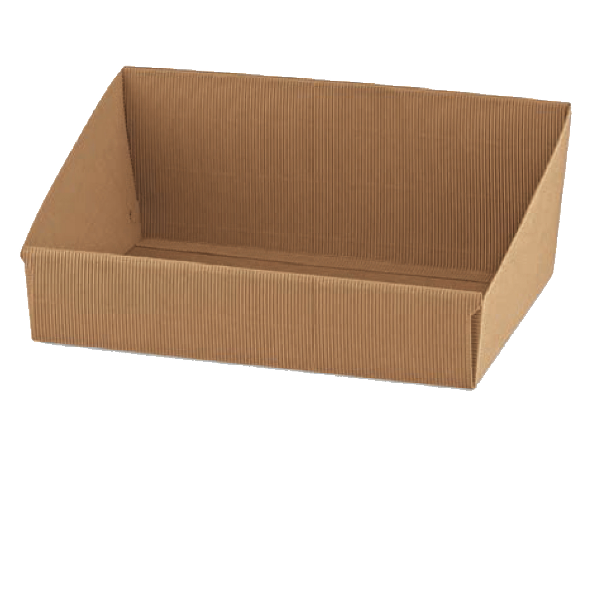 67363 Vassoio in cartone Onda avana - 31 x 24 x 10,5cm - Scotton - immagine 1