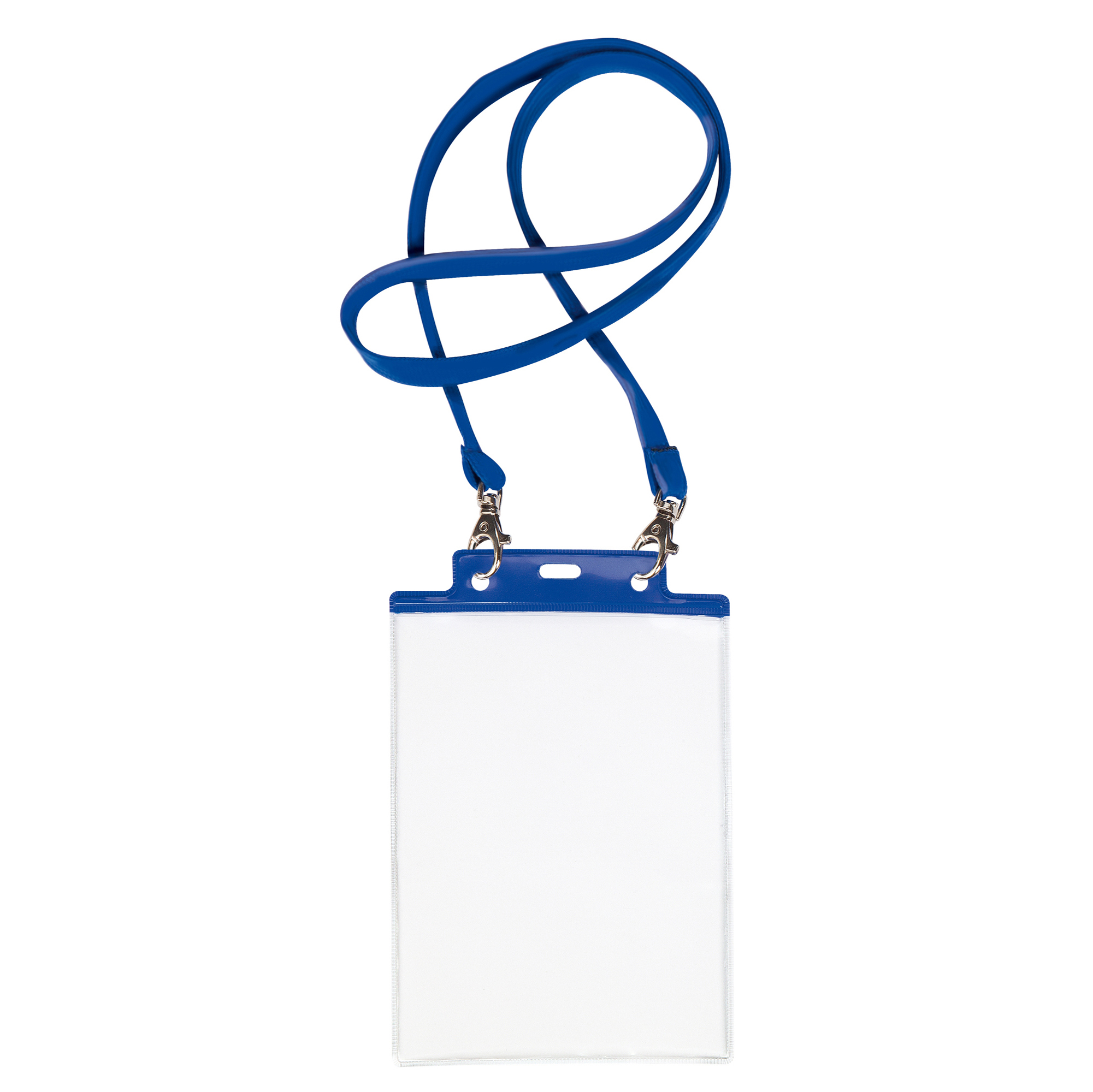 80281 Portanome Pass 7 St M - cordoncino blu - 15 x 21 cm (A5) - blu - Sei Rota - conf. 10 pezzi - immagine 1