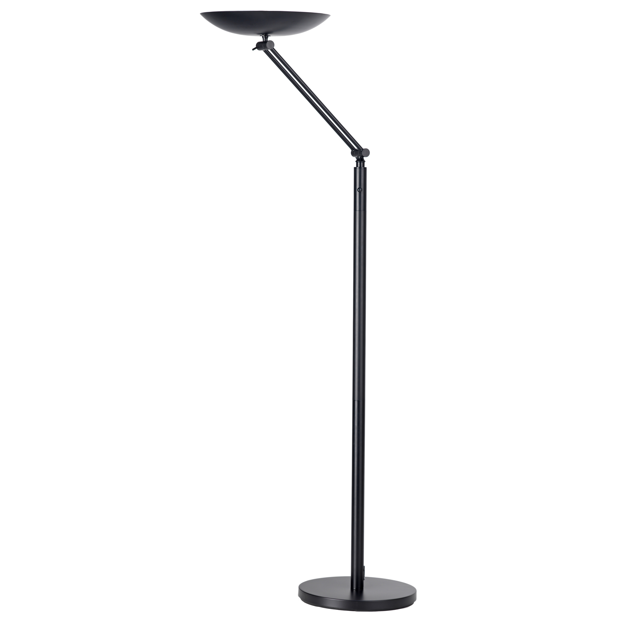 80982 Lampada da terra articolata Varialux - a led - base diametro 34 cm - H 160/180 cm - 23 W - nero - Unilux - immagine 1