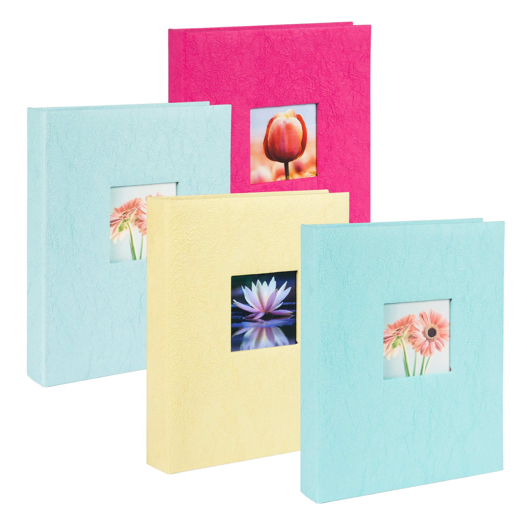 82348 Album portafoto personalizzabile - assortiti - 24 x 31cm - 30fg - fogli in cartoncino con velina - Lebez - immagine 1