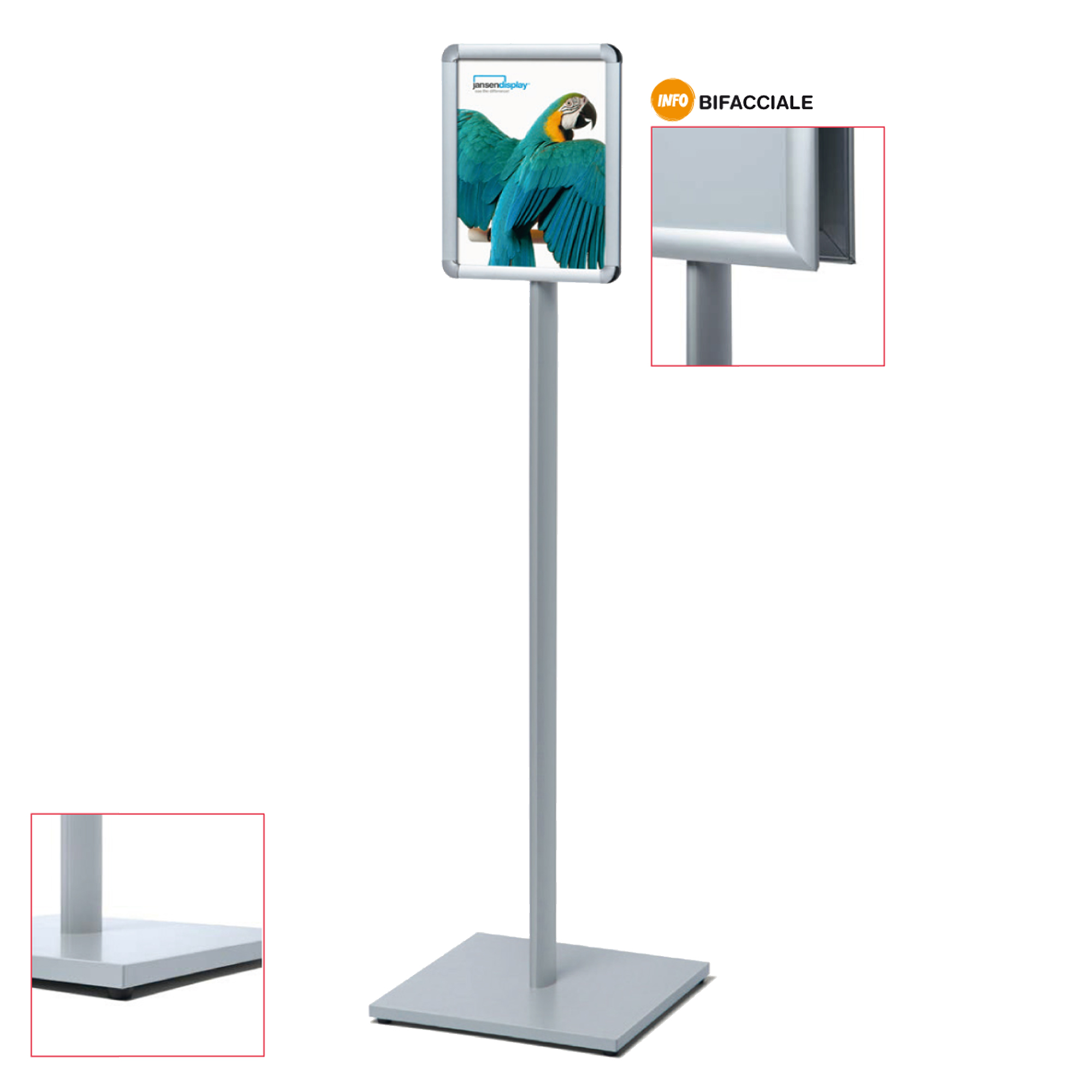 83296 Display Catching Pole bifacciale - A3 - Studio T - immagine 1