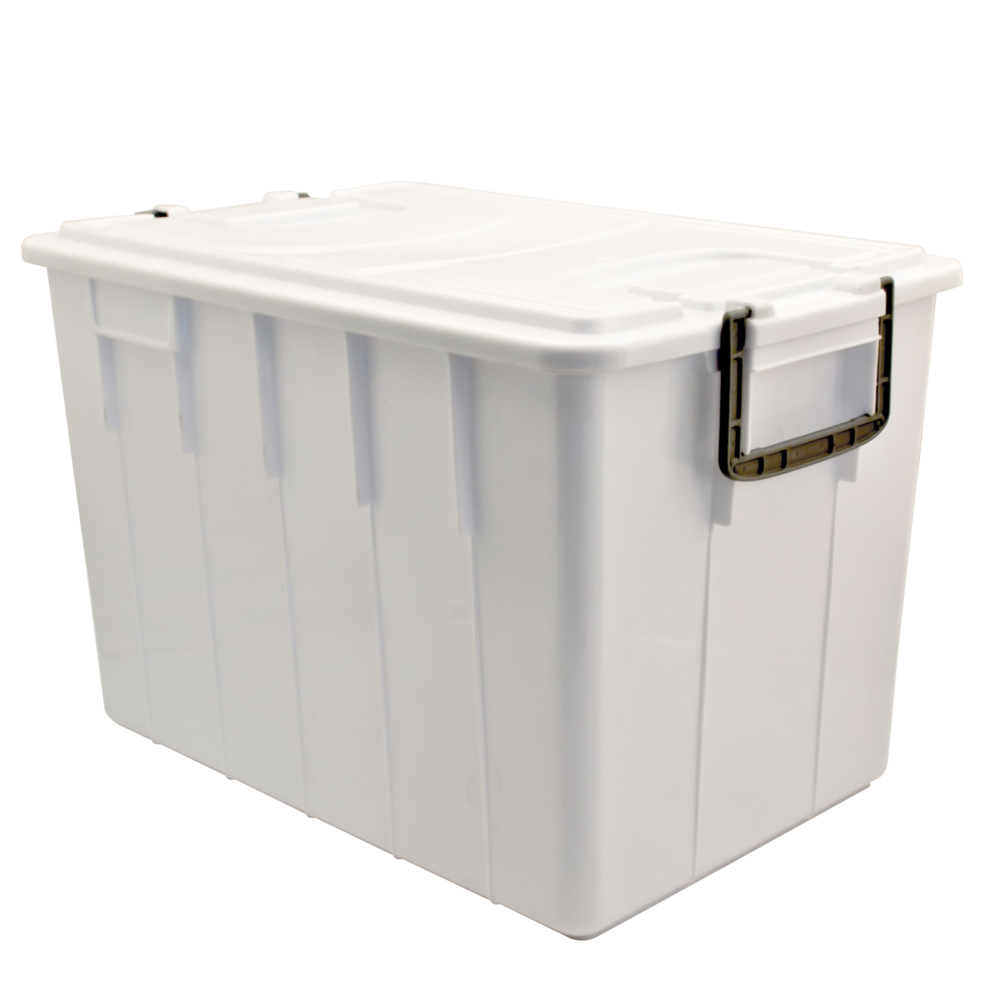 86754 Contenitore Foodbox con coperchio - 58x38x38 cm - 60 L - PPL riciclabile - bianco - Mobil Plastic - immagine 1