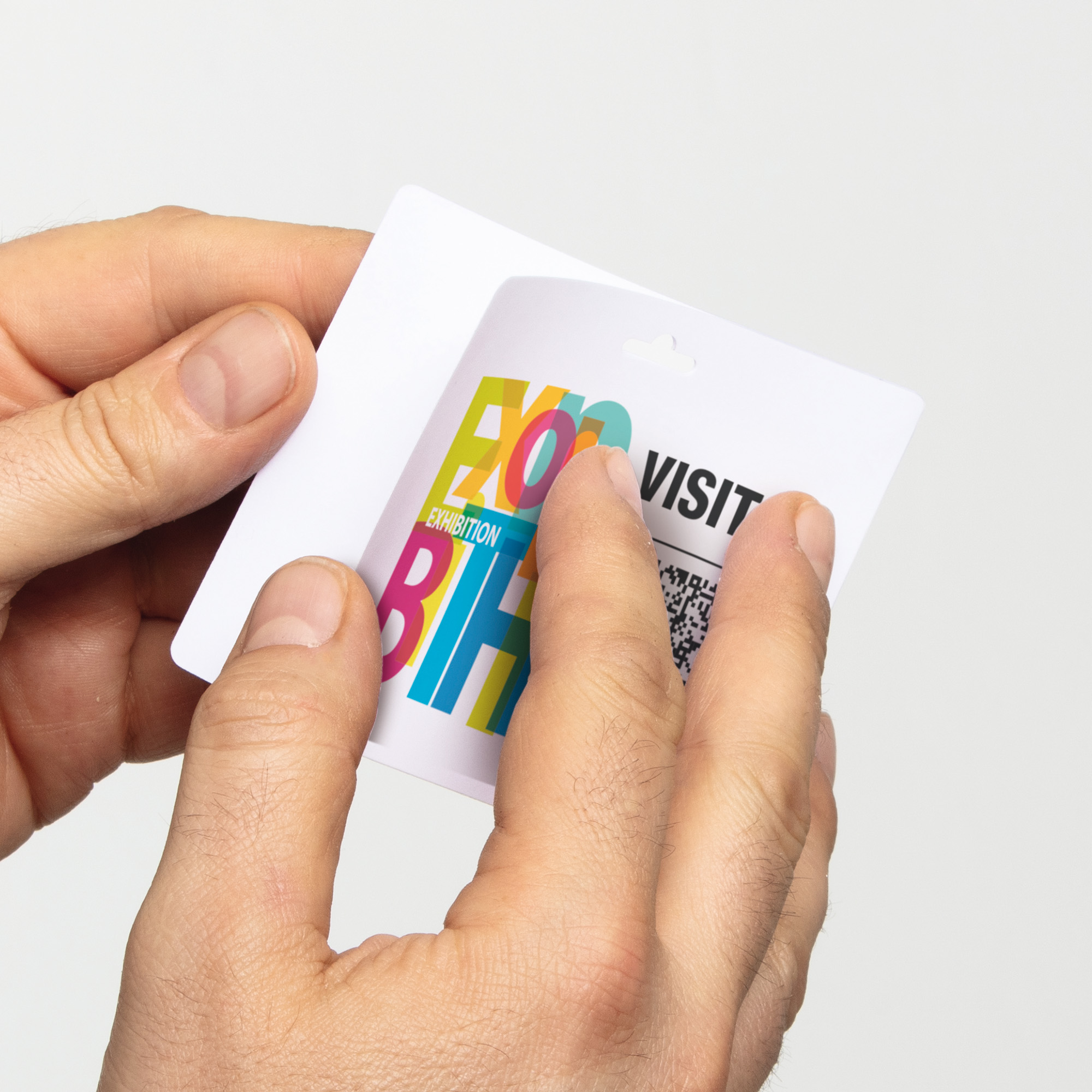 90053 Portanome su foglio A4 - 97 x 86 mm - 120 gr - Durable - conf. 100 fogli - immagine 1