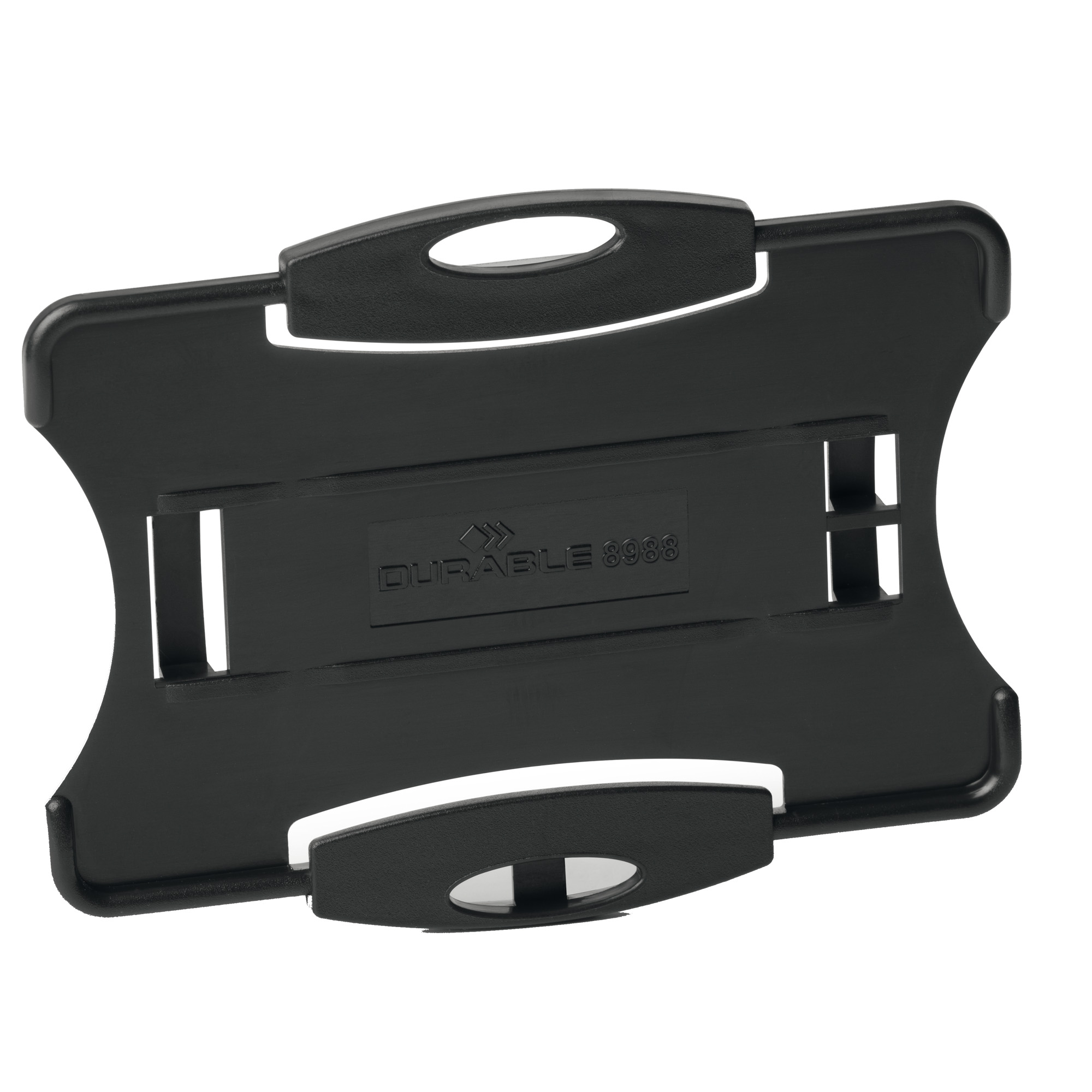 94834 Portabadge Eco - per 1 tessera - 54 x 87 mm - nero - Durable - conf. 10 pezzi - immagine 1