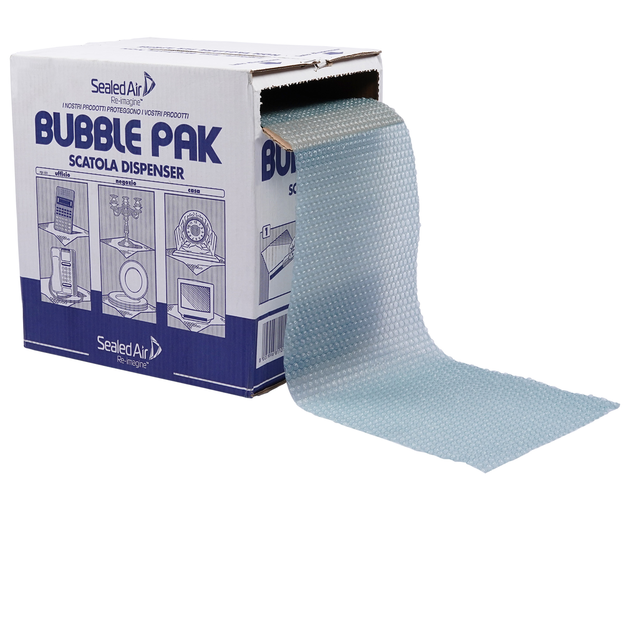 95094 Rotolo a bolle d'aria AirCap Strap ELLRT - pretagliato in 100 fogli - 30 x 50 cm - Sealed air - immagine 1