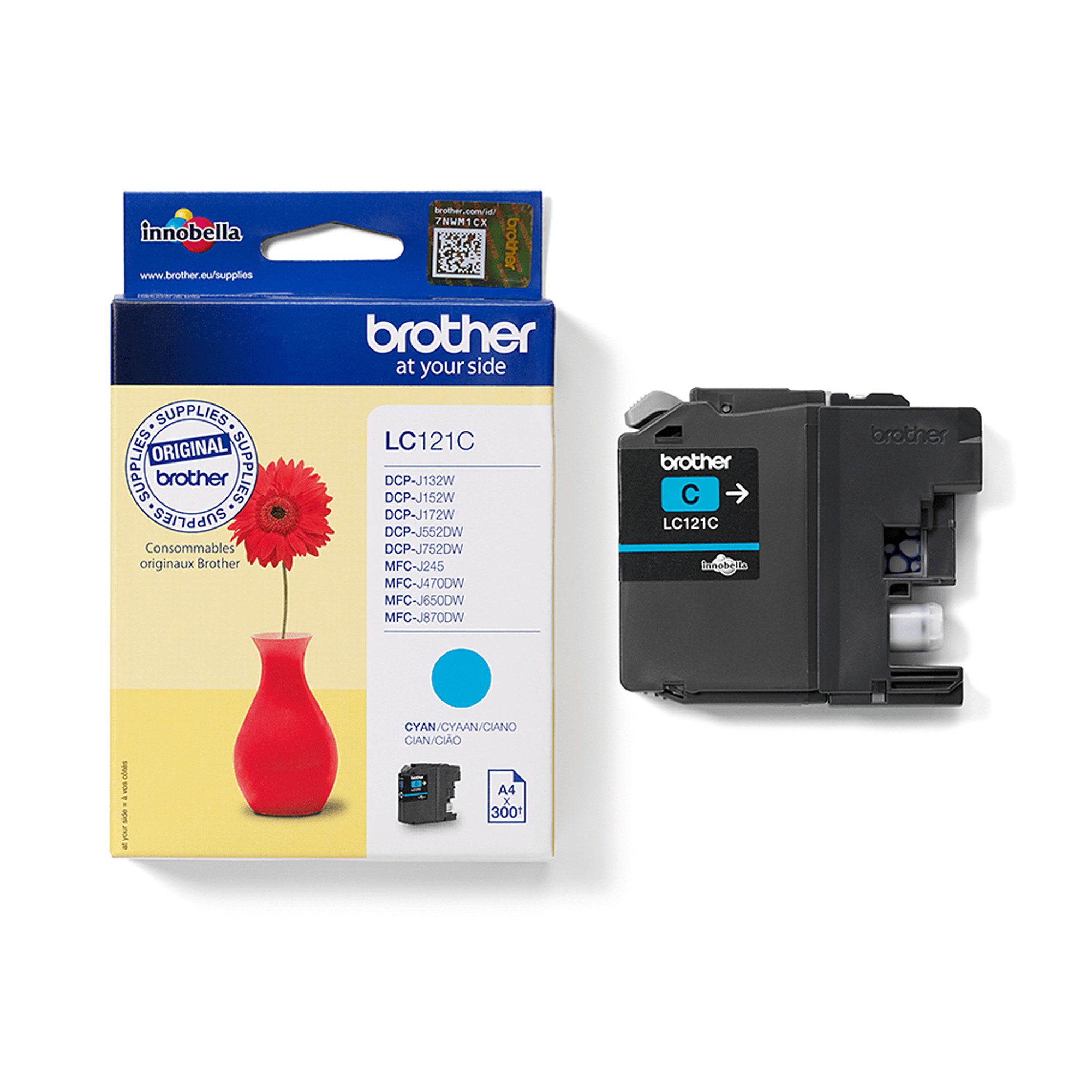 BROLC121C Brother - Cartuccia - Ciano - LC121C - 300 pag - immagine 1