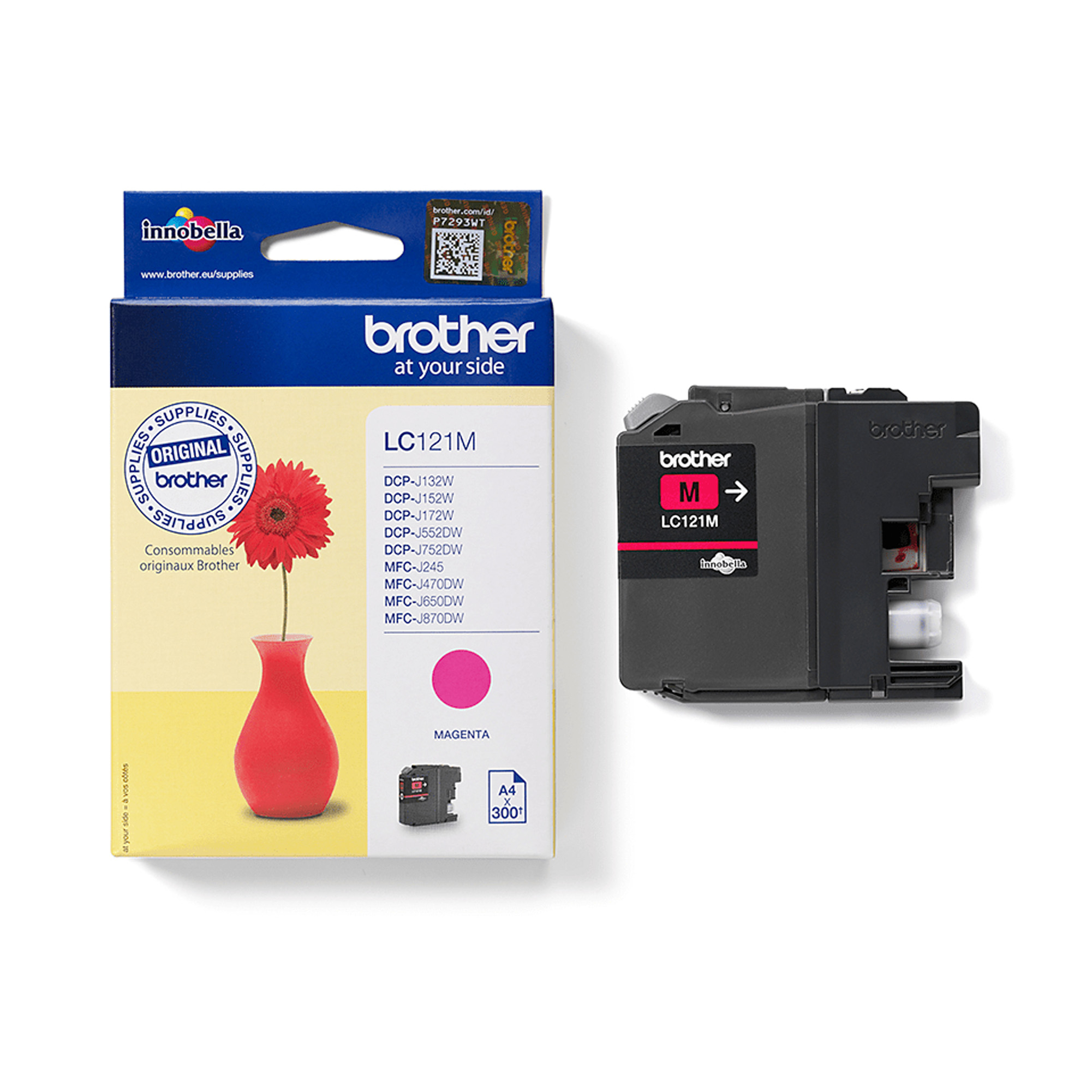 BROLC121M Brother - Cartuccia - Magenta - LC121M - 300 pag - immagine 1