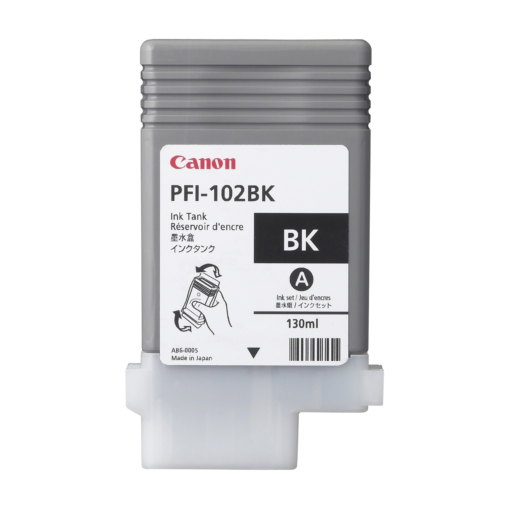 CANINKPFI102BK Canon - Refill - Nero - 0895B001AA - 130ml - immagine 1