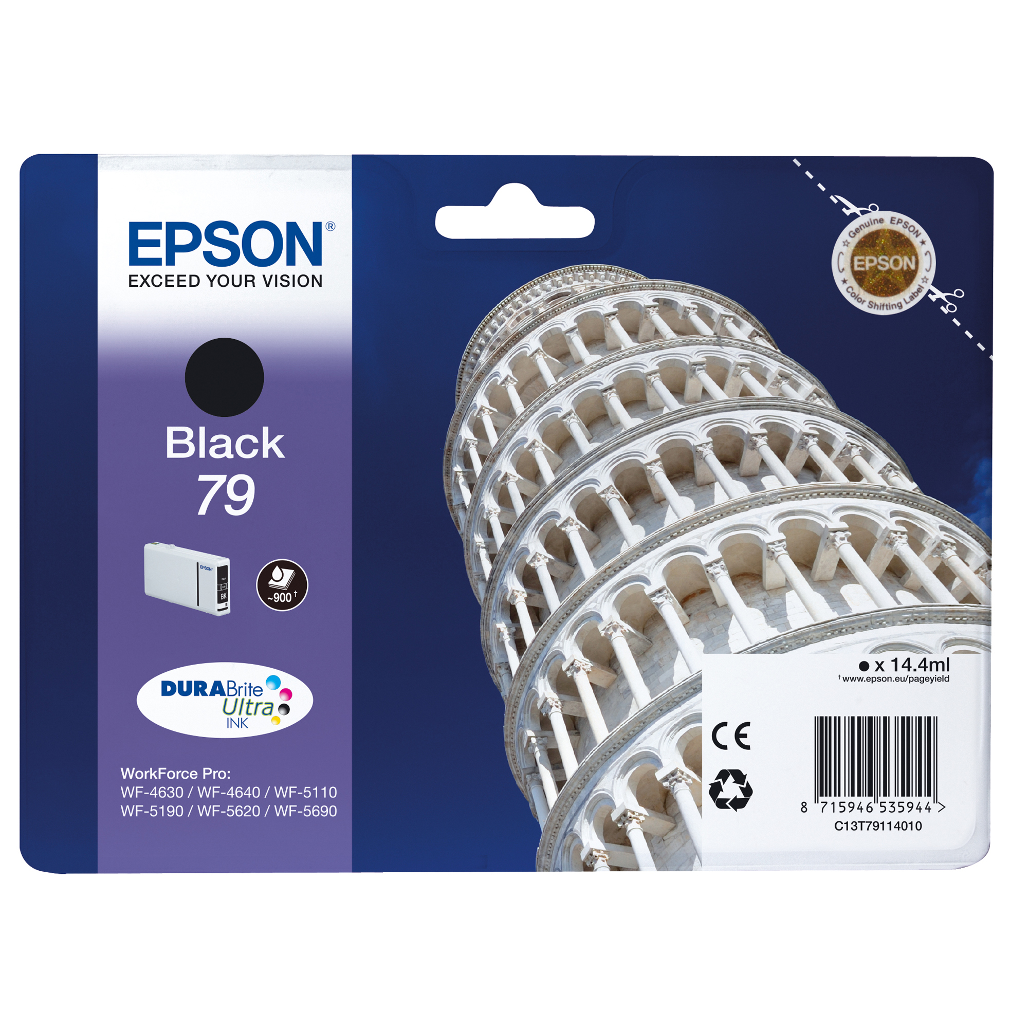 EPST79114010 Epson - Tanica - 79 - Nero - C13T79114010 - 14,4ml - immagine 1