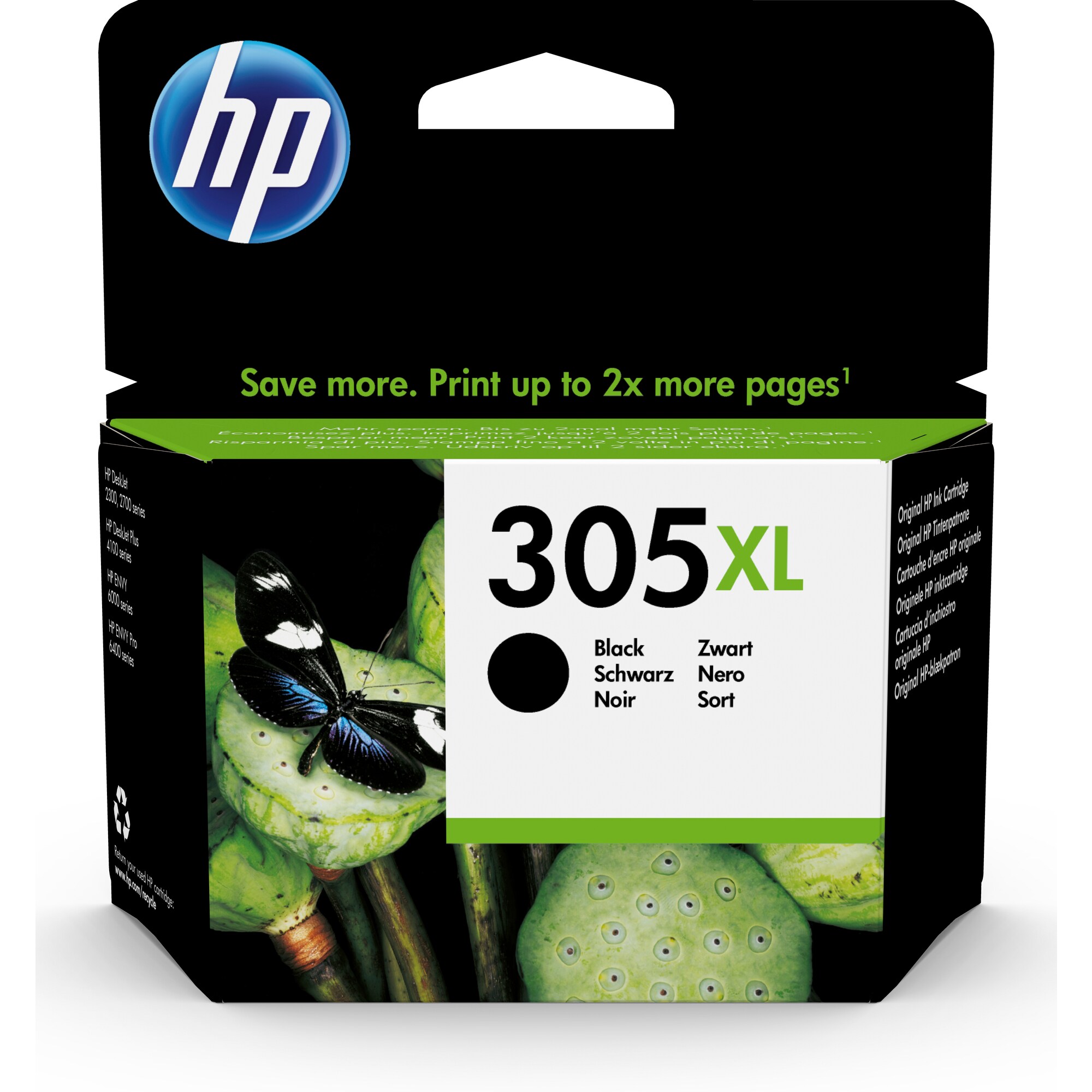 HP3YM62AE Hp - Cartuccia Ink originale- 305XL - Nero - 3YM62AE - 240 pag - immagine 1