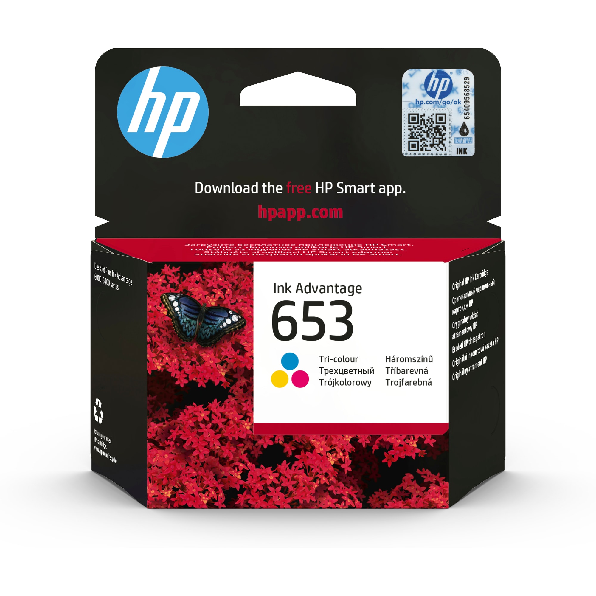 HP3YM74AE Hp - Cartuccia ink originale - 653 - C/M/Y - 3YM74AE - 200 pag - immagine 1