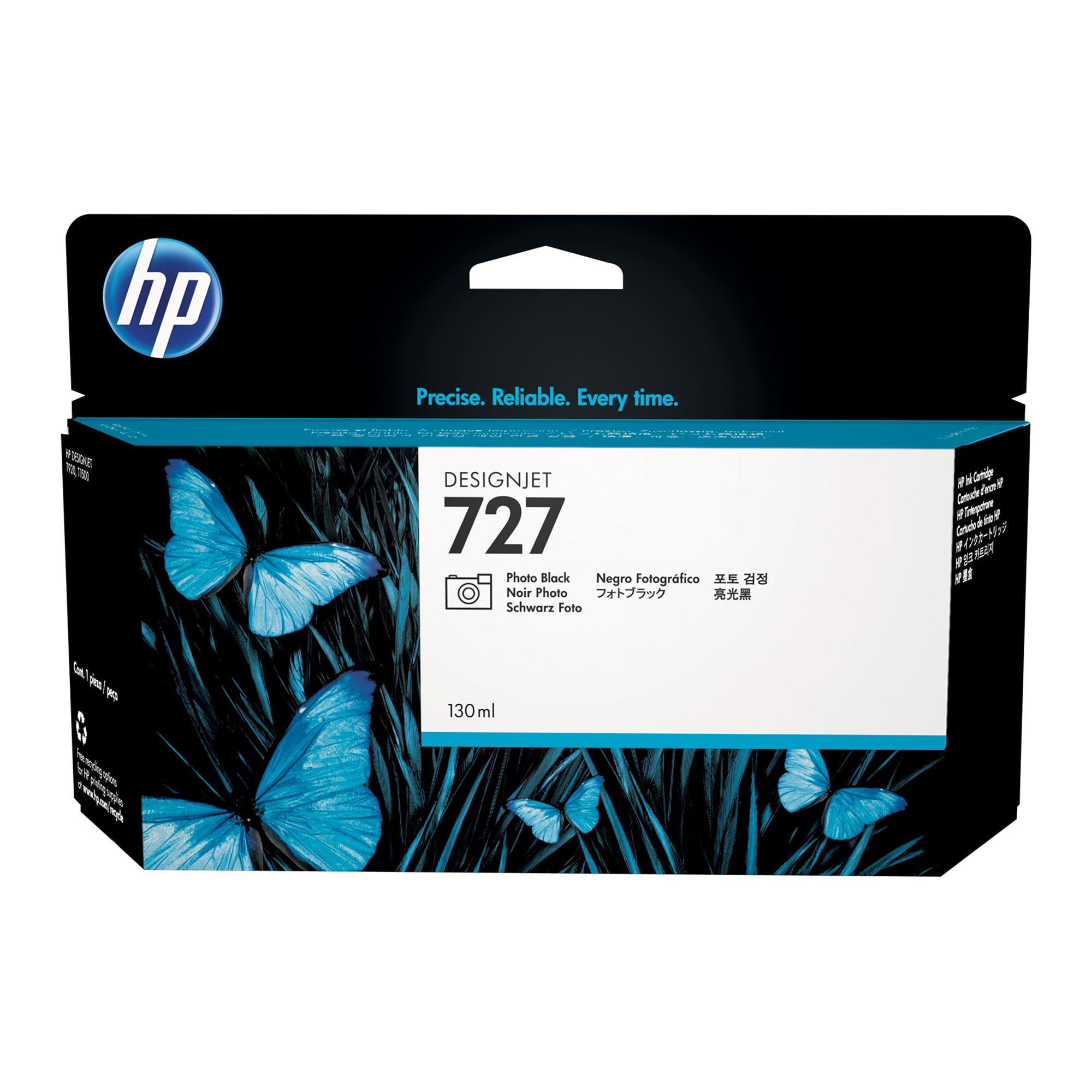 HPB3P23A Hp - Cartuccia ink originale - 727 - Nero Photo - B3P23A - 130ml - immagine 1