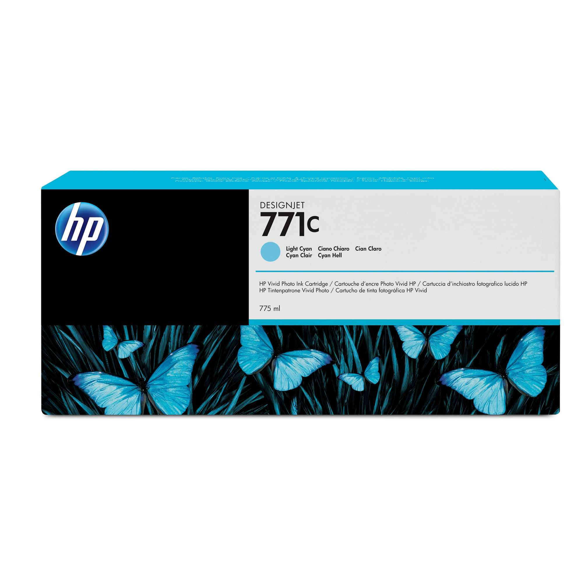 HPB6Y12A Hp - Cartuccia ink originale - HP730 - Ciano Chiaro - B6Y12A - 300 ml - immagine 1