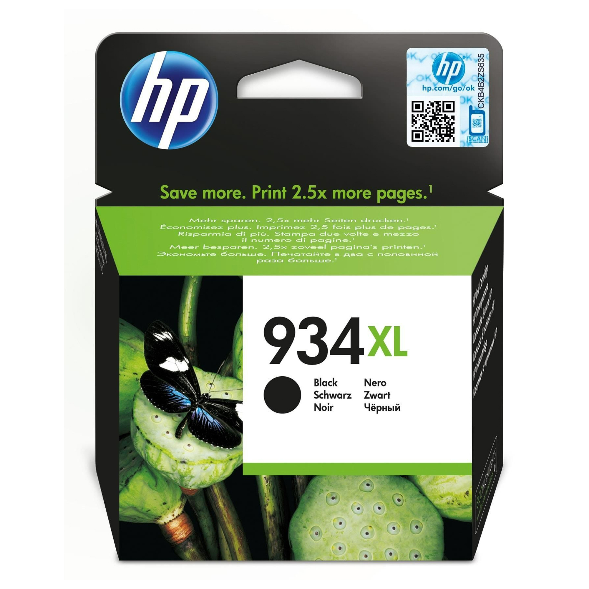 HPC2P23AE Hp - Cartuccia ink originale - 934XL - Nero - C2P23AE - 1.000 pag - immagine 1
