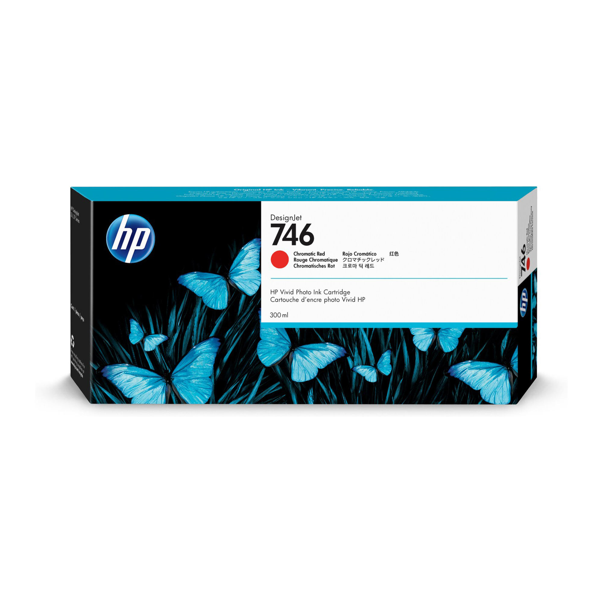 HPP2V81A Hp - Cartuccia ink originale - 746 - Rosso - P2V81A - 300ml - immagine 1
