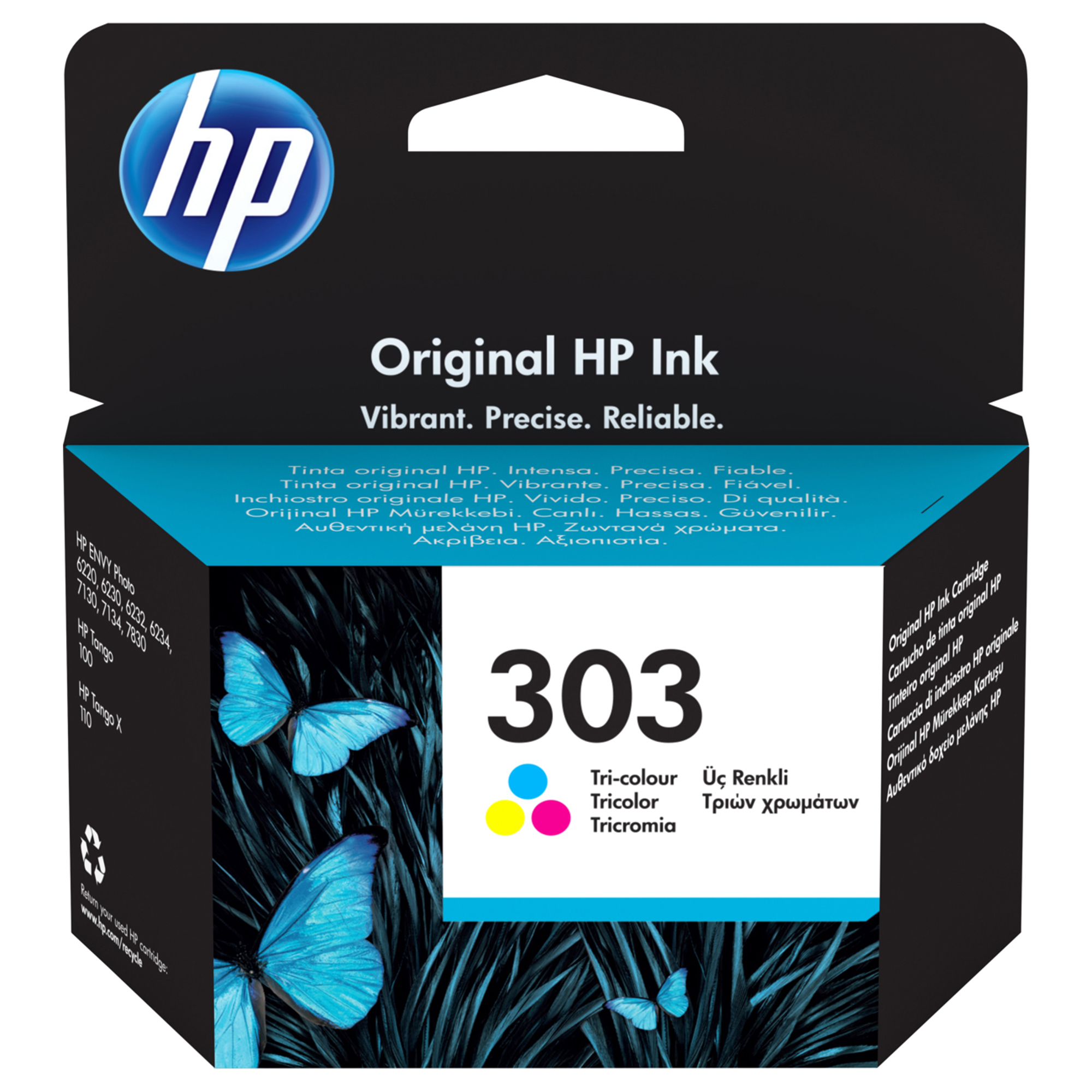 HPT6N01AE Hp - Cartuccia ink originale- 303 - C/M/Y - T6N01AE - 165 pag - immagine 1