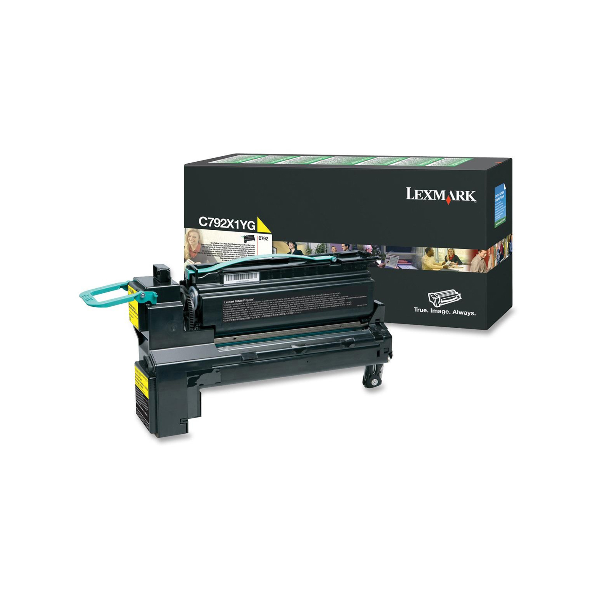 IBMC792X1YG Lexmark - Toner - Giallo - C792X1YG - return program - 20.000 pag - immagine 1