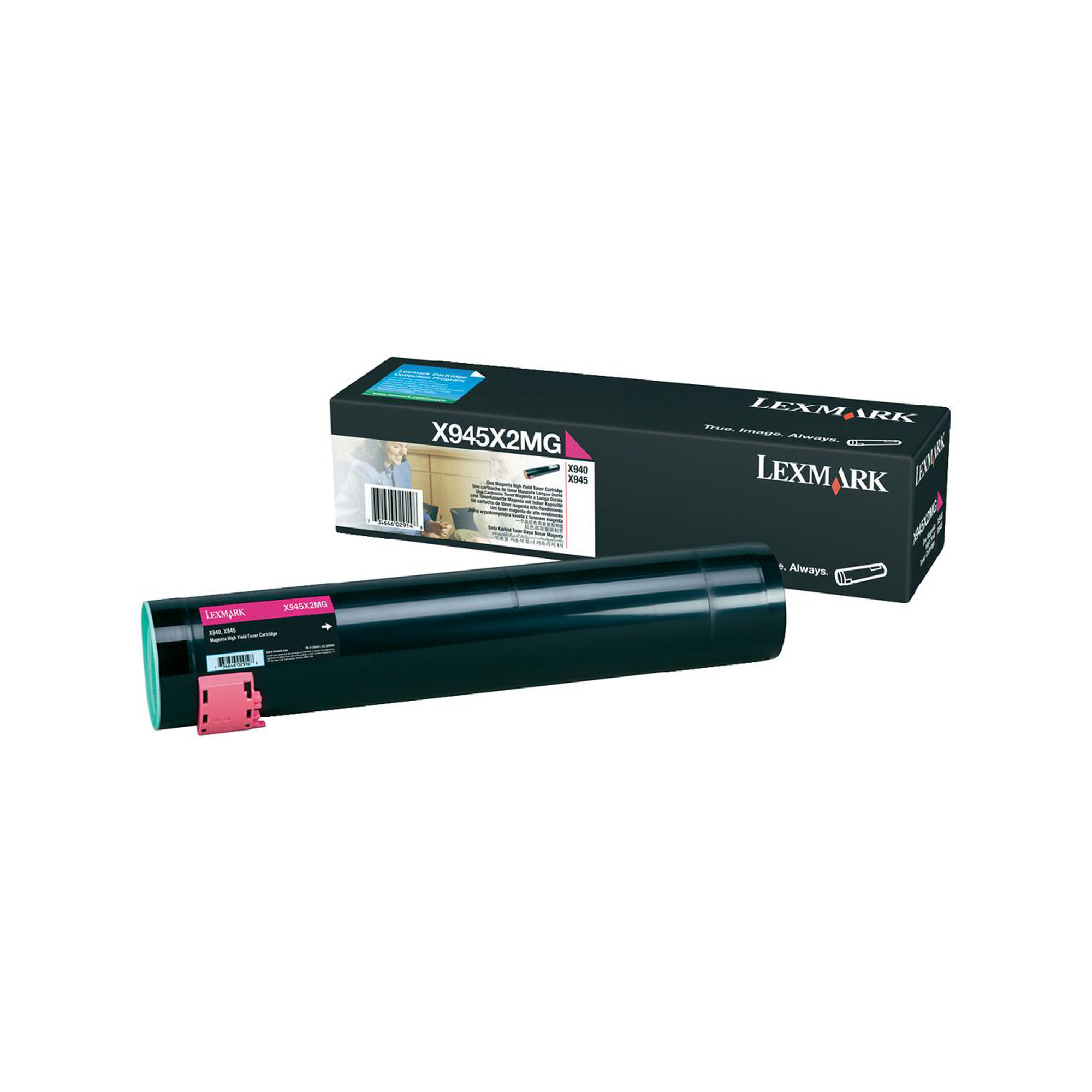 IBMX945X2MG Lexmark - Toner - Magenta - X945X2MG - 22.000 pag - immagine 1