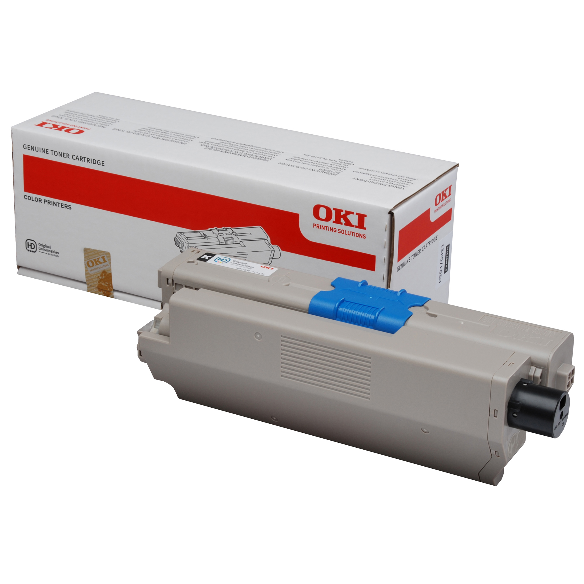OKIC321BK Oki - Toner - Nero - C301/321 - 44973536 - 2.200 pag - immagine 1
